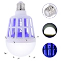 Miniatyrbild 1 av 3: Elektronisk myggdödande lampa 2 i 1 UV LED elektronisk insektsflugdödare för inomhus- och utomhusbruk