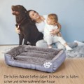 Miniatyrbillede 5 af 5: Hundeseng til små/mellemstore/store/ekstra store hunde, super blød kæledyrssofa, katteseng, KLB
