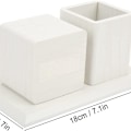 Miniatyrbild 2 av 5: Kreativ LED-väckarklocka med träpennhållare: Elektronisk klocka i modern design