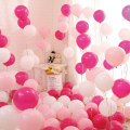 Miniatyrbillede 5 af 7: Balloner, Blå Hvid Konfetti Fødselsdag Latex Helium