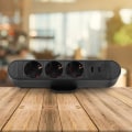 Miniatyrbilde 6 av 8: 3-port skrivebordsklemmekontakt med stikkontakt og KLB