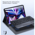 Miniatyrbillede 3 af 6: Janolty tastatur til nye iPad Pro 12.9 2021/2020/2018, QWERTZ belyst