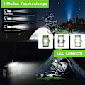 Miniatyrbild 5 av 6: 2022 Solcellsradio Nödradio med vev, 10 000 mAh Bärbar vevradio