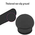 Miniatyrbillede 3 af 5: Musemåtte med håndledsstøtte, memory foam tastaturpude, Easy sort