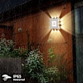 Pikkukuva 4 / 5: 18W moderni LED-seinävalaisin sisä- ja ulkokäyttöön, PIR-liiketunnistimella, IP65-vedenkestävä