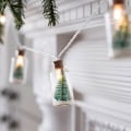 Miniatyrbillede 7 af 8: Juletræ glasflaske streng lys med 10 LED'er KLB