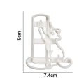 Miniatyrbilde 2 av 5: Kakeform, 3D kattekakeform for barn, kattebakform 3 KLB