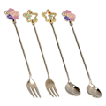 Miniatyrbillede 6 af 8: Japansk 304 rustfrit stål sakura-formet suppeske KLB