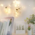 Miniatyrbillede 8 af 8: 4,8 m lange lyskæder med 10 dejlige hjertepærer og 100 LED'er lavet af kobbertråd KLB