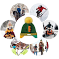 Miniatyrbillede 5 af 5: Børnehat Varm Vinterhat til Drenge Piger Fleece Hat Style 1