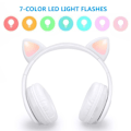 Pikkukuva 3 / 6: Bluetooth-kissan korvat -pelikuulokkeet LED-valolla