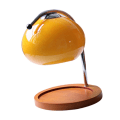Miniatyrbillede 2 af 8: Retro Aroma Voks Smeltelampe, Træhylde, EU 220V, Soveværelse KLB