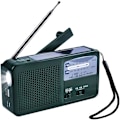 Miniatyrbillede 1 af 5: Bærbar Nødradio Solradio Crank AM FM Radio med LED Lommelygte USB Port