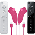 Miniatyrbilde 2 av 7: Nunchuck-kontrollere, 2-pakninger erstatning for videospill - Rosa