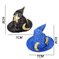 Miniatyrbild 2 av 5: Mini Top Hat Hårklämmor Halloween Häxhatt Hårklämmor Stil 3