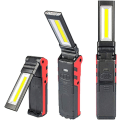Miniatyrbillede 2 af 2: Arbejdslys USB Genopladelig Lampe, COB Lommelygte, LED Inspektionslampe med Magnetisk Base til Campinglampe til Garage, Camping, Nød