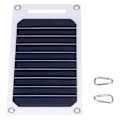 Miniatyrbillede 3 af 8: 10W 5V solcellepaneloplader med spænder Semi Flexible KLB