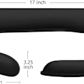 Miniatyrbillede 5 af 8: Keyboard håndledsstøttepude Memory Foam sæt håndledsstøtte