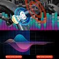 Pikkukuva 5 / 8: Bluetooth-kuulokkeet V5.2 Bluetooth-kuulokkeet mikrofonilla Musta