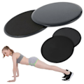 Miniatyrbillede 3 af 8: Sæt med 2 Fitness Trænings Core Sliders Gym Core Glidende Skive Gulv Sliders