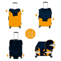 Miniatyrbild 4 av 5: Resväska Skydd Elastiskt Skyddande Tvättbart Bagage Bagage Skydd