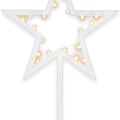 Miniatyrbilde 1 av 7: 20 LED dekorativ lysstjerne kald varm hvit julestjerne lysstjerne dekorativ stjerne KLB