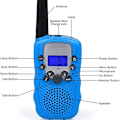 Pikkukuva 2 / 5: T388 Lasten Walkie Talkie 8 Kanavan Radio Lasten Taskulamppu Walkie