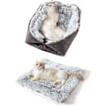 Miniatyrbillede 1 af 5: shimytop Katteseng Vaskbar Fluffy Kattepude - 2 i 1 Kattesoveplads Kat KLB