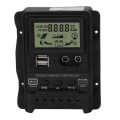 Miniatyrbillede 3 af 8: K1688 PWM dobbelt DC solcelleladeregulator med sort hus KLB