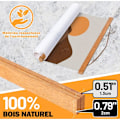 Miniatyrbillede 2 af 4: A3 Fotoramme, Plakatramme 30x30 30x40 30x40 Magnetiseret Naturtræ til Plakat Magnetisk Ramme Hængende Ramme Plakatramme (30cm, Teak) KLB