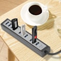 Miniatyrbillede 4 af 8: DC5V 10 Port USB Hub USB3.0 Splitter Adapter Sort til KLB
