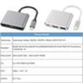 Miniatyrbilde 7 av 8: 3 i 1 Hub Type C til HDMI USB 3.0 USB-C Adapterkabel