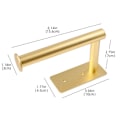Miniatyrbild 2 av 5: Toalettpappershållare Toalettpappershållare för badrum Kök Guld
