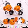 Pikkukuva 3 / 5: 100 kpl Halloween-luurankohaamu-lepakko-kurpitsapalloja