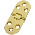 Miniatyrbillede 1 af 5: PCS Folding Table Hinges, 180 Degree Rounded Zinc Alloy Folding Table Hinge, Folding Flip Hinge Screws Not Included(Gold) KLB