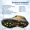 Miniatyrbillede 4 af 4: Sko-spikes, skridsikre spikes med 10 tænder, vandresko-spikes,