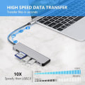Pikkukuva 3 / 5: USB C -keskitin, moniporttisovitin - 6-in-1 USB