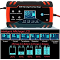 Miniatyrbillede 4 af 5: Intelligent Bil- og Motorcykel Batterilader t 8A 12V/24V 3-trins Batteri