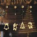 Miniatyrbillede 5 af 5: Julelys til vinduer, stjernebjælde, elg, juletræ, gardinlys