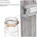 Miniatyrbild 6 av 8: Rustika Mason Jar String Lights, Silk Hydrangeas och LED String Lights