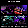 Miniatyrbillede 3 af 6: RGB Gaming Mouse Pad - 340 x 245 x 3mm LED Mouse Pad med