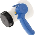 Miniatyrbilde 2 av 5: PP sommerfuglventil med 62 mm union mutter for enkel installasjon for 1000 liter IBC Ta