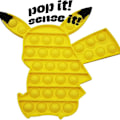 Miniatyrbild 2 av 8: Pikachu - Pop Fidget-leksak för barn och vuxna - Stressavlastande Fidget - KLB