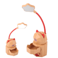 Miniatyrbilde 6 av 8: USB-ladet LED-gris bordlampe for barnerom KLB