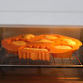 Miniatyrbild 8 av 8: 2PCS Silikon Halloween Spöke Pumpa Bakform Set Non-stick Choklad Gelé