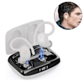 Pikkukuva 1 / 8: Bluetooth 5.1 -kuulokkeet urheiluun, langattomat nappikuulokkeet valkoinen