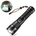 Miniatyrbillede 2 af 8: 10000 Lumen Lommelygte, LED Lommelygte Ekstremt Lys 5000mAh USB Genopladelig KLB