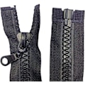 Miniatyrbild 4 av 5: Mesh Zipper 100cm Dragkedja för Jackor Rockar Sömnad Hantverk, Svart Färg, 1 Styck