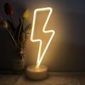 Miniatyrbillede 1 af 5: LED Blinkende Skilt Formet Dekorationslys Varmt Hvid