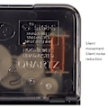Miniatyrbillede 4 af 7: 12 tommer stuevægur, enkel husholdningsplastur G2001-L sort